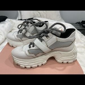 MIU MIU wedge sneakers size 6